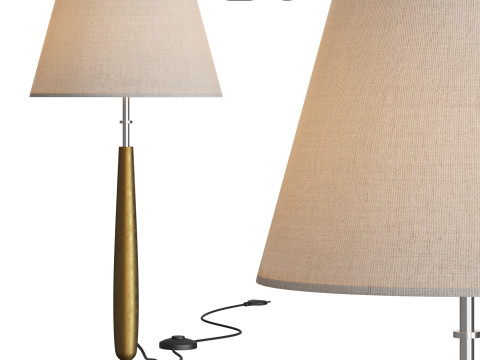 Tailor Soft Bronze Table Lamp 3D Модель