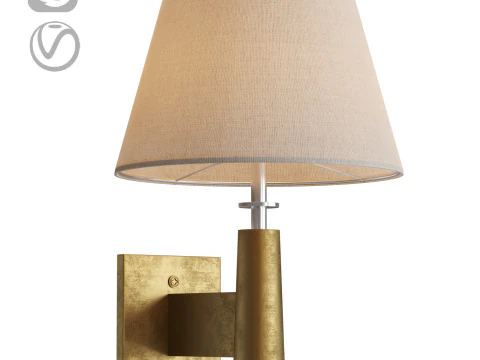 Tempat Lilin Dinding Perunggu Lembut yang Sesuaikan Model 3D