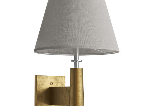 Tailor Soft Bronze Wall Sconce Model 3D