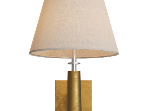 Tailor Soft Bronze Wall Sconce 3D Model