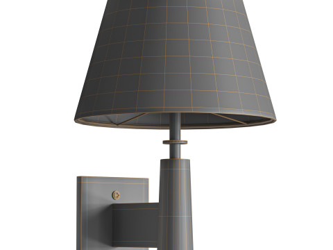 Tailor Soft Bronze Wall Sconce Model 3D