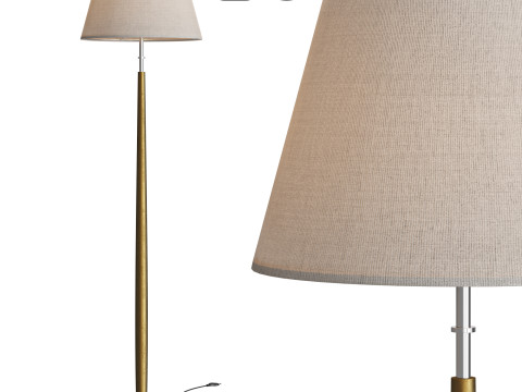 Tailor Soft Bronze Floor Lamp 3D Модель