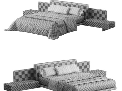 Horizonte Bed 3D 模型
