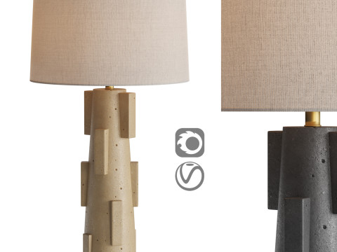 Boulder Table Lamp 3D Модель