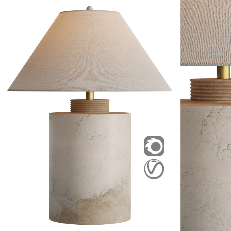Samala Teble Lamp 3D मॉडल .c4d .max .obj .3ds .fbx .stl .blend