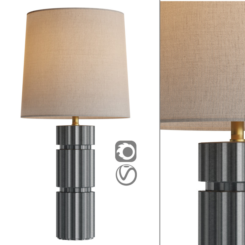 Annika Table Lamp Model 3D .c4d .max .obj .3ds .fbx .stl .blend