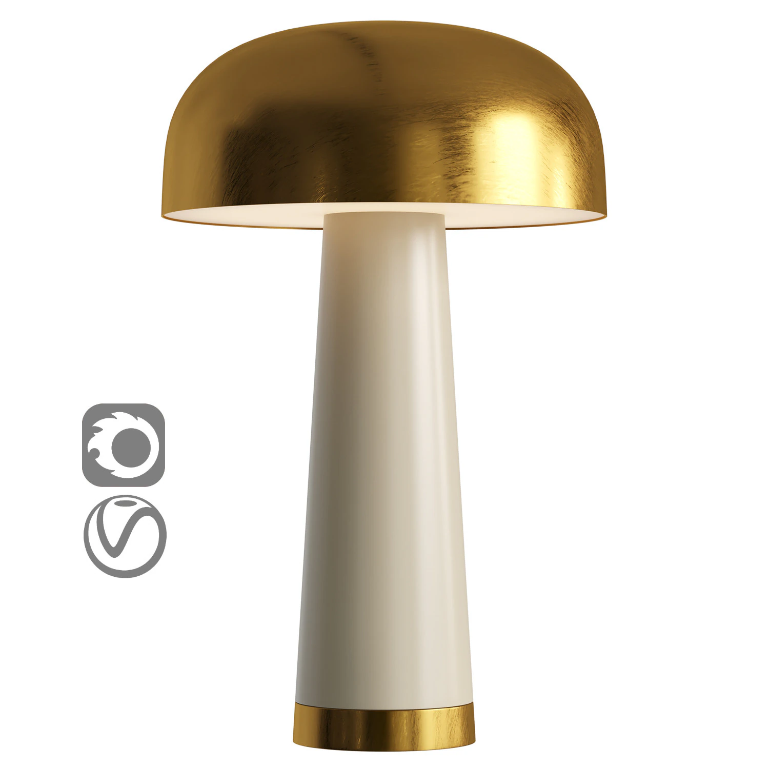 Williams Table Lamp 3D Model .c4d .max .obj .3ds .fbx .stl .blend