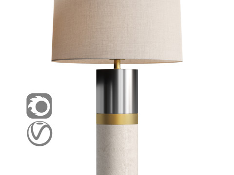 Lámpara de mesa Whitman Modelo 3D