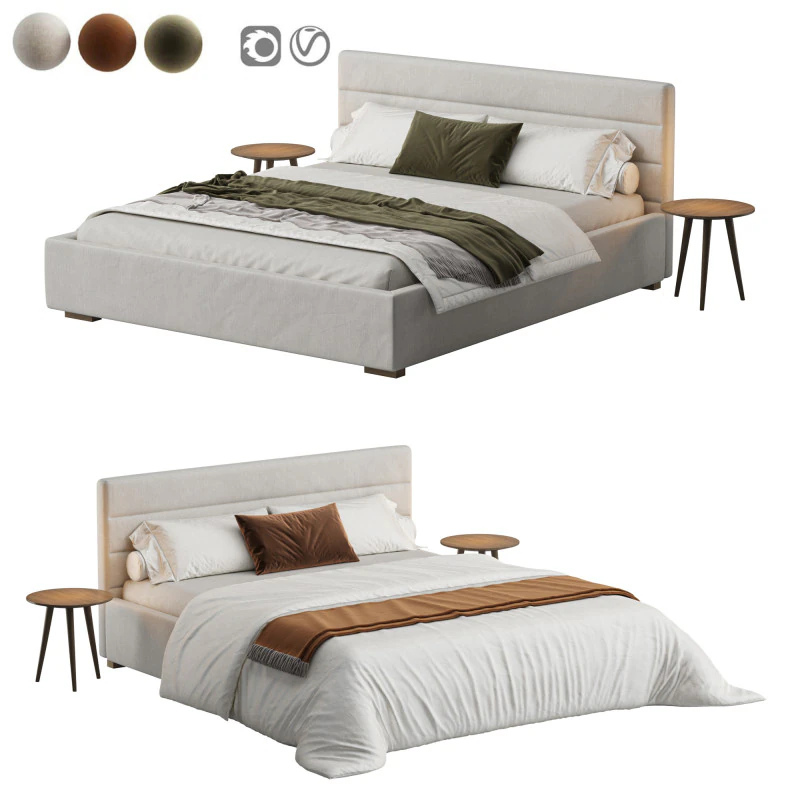 Cama Tara Modelo 3D .c4d .max .obj .3ds .fbx .stl .blend