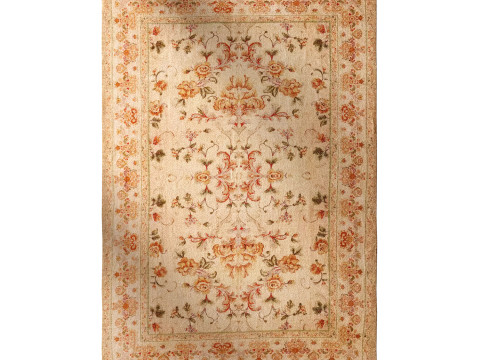 Lola フローラル デジタル プリント シェニール ラグ 3Dモデル