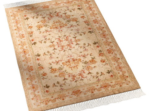 Lola フローラル デジタル プリント シェニール ラグ 3Dモデル