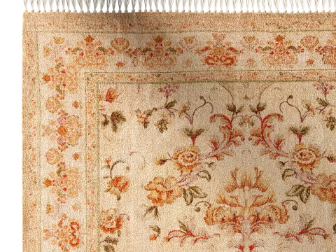 Lola フローラル デジタル プリント シェニール ラグ 3Dモデル