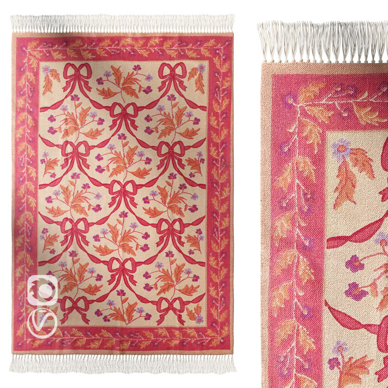 활 Demask 스크린 인쇄 러그 3D 모델 .c4d .max .obj .3ds .fbx .stl .blend