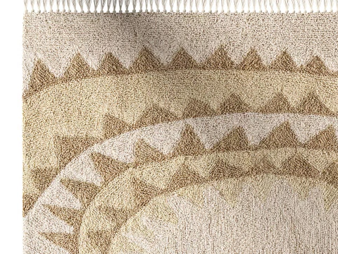 Sun Tufted Rug 3D Model