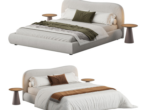 Cama balinesa Modelo 3D