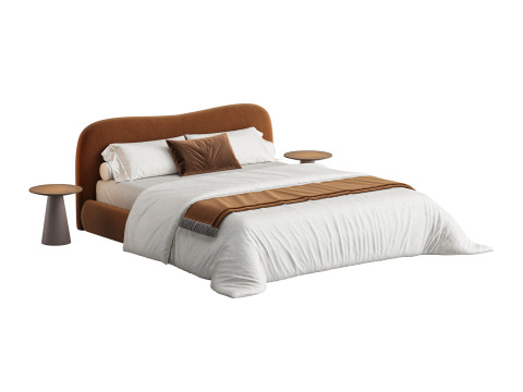 Cama balinesa Modelo 3D