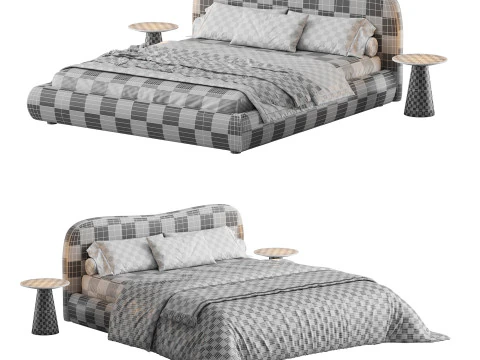 Bali Bed 3D Model