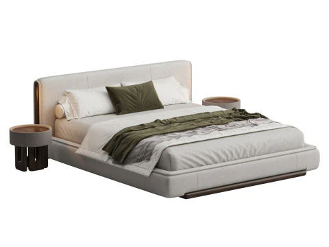 लुज़ारोर द्वारा गिप्पो बिस्तर 3D मॉडल