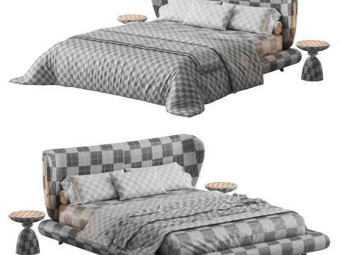 Bed Ash by Luzaro 3D Model