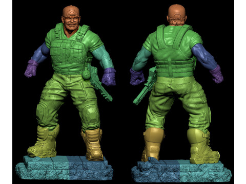 Realistic Super Mario 1-6 and 1-4 scales 3D Print Model 3D-printmodel