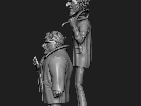 Stylized Harry Marv The Wet Bandits Home Alone 3D Print Model