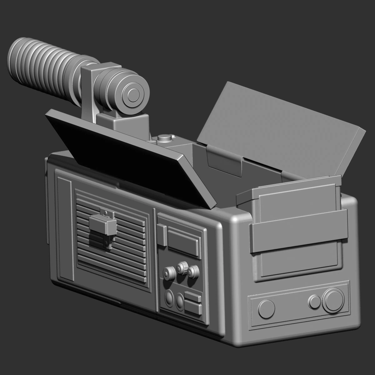 Ghostbusters Ghost Trap 1-6 scale - FREE 3D Print Model .c4d .max .obj .3ds .fbx .stl .blend