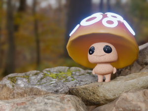 Mushroom gosha 3D Модель