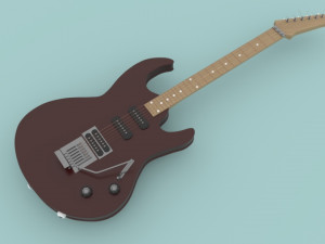 Electric guitar 3Dモデル