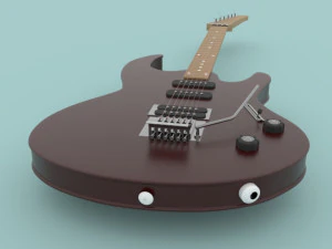 Electric guitar 3D Model