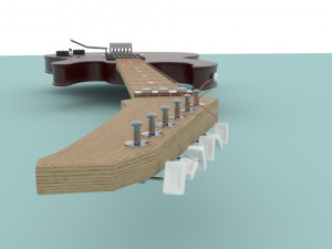 Electric guitar 3D 모델