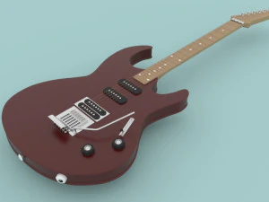 Electric guitar 3D Model