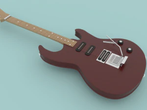 Electric guitar 3D Model