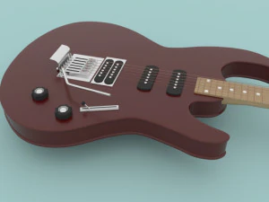 Electric guitar 3D Model