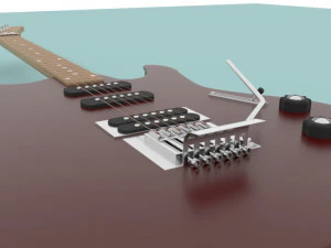 Electric guitar 3D Model