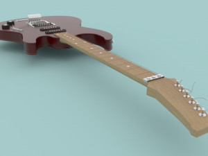 Electric guitar 3D 모델