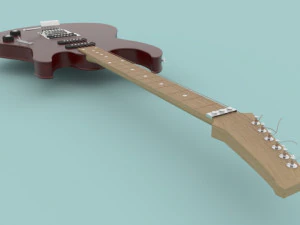 Electric guitar 3D Model
