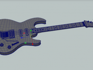 Electric guitar 3D 모델