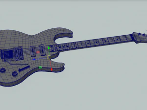 Electric guitar 3D Model