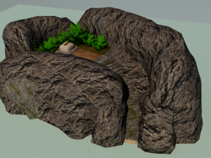 Stone altar Modelo 3D