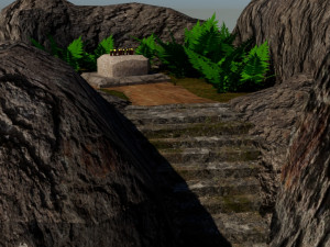 Stone altar Modelo 3D