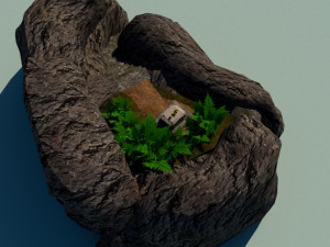 Stone altar Modelo 3D