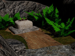 Stone altar Modelo 3D