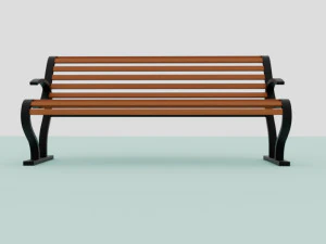 Bah&ccedil;e bankı 3D Model