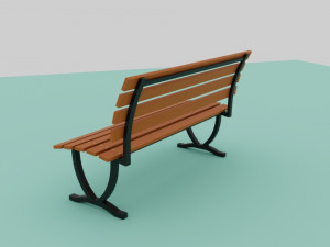 Park bench 3D Model