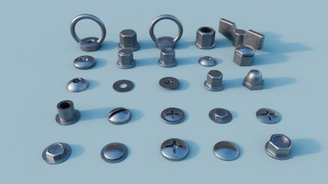 Screws A Modèle 3D .c4d .max .obj .3ds .fbx .stl .blend 
