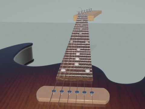 Electric guitarB Modelo 3D