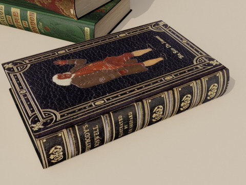 Old Books 3D 模型
