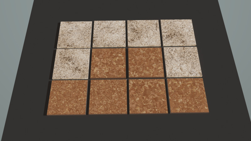 Stone tiles 3D 모델 .c4d .max .obj .3ds .fbx .stl .blend 