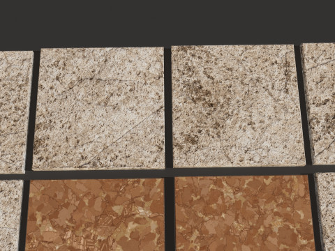 Stone tiles 3D 모델