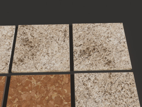 Stone tiles 3D 모델